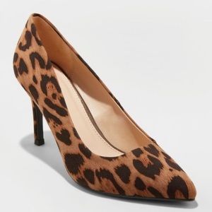 A New Day Cheetah Leopard Print Heels Sz 11